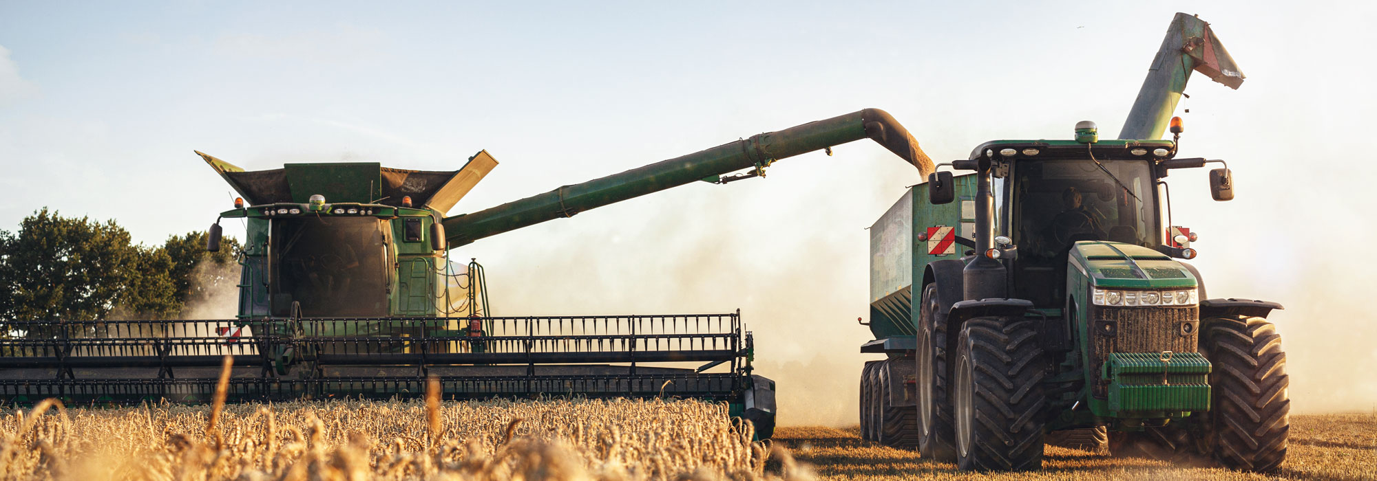 Farming Equipment Dealing With Crops